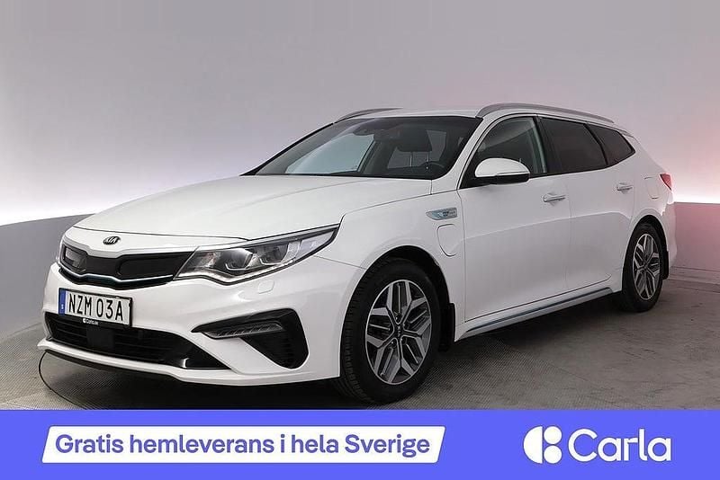 Vit Begagnad 2019 Kia Optima Advance Kombi | 224 990 kr (Marknadspris) - Bild 1/4