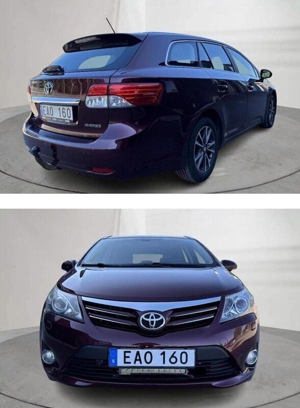 Röd Begagnad 2012 Toyota Avensis Business Edition Kombi | 59 000 kr (Marknadspris) - Bild 1/4