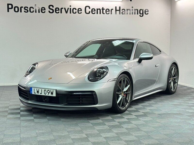Silver Begagnad 2021 Porsche 911 Carrera 4S Sportkupé | 1 475 000 kr (Superpris) - Bild 1/4
