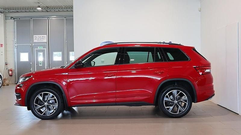 Begagnad Skoda Kodiaq SportLine 191 HK (140 kW) 2019 Röd SUV