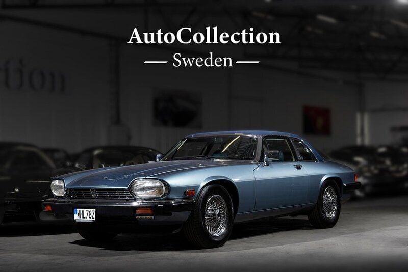 Begagnad Jaguar XJ 267 HK (196 kW) 1987 Ljusblå Sedan