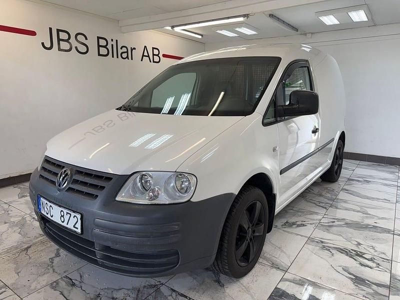 Vit Begagnad 2010 VW Caddy Minibuss | 54 900 kr (Marknadspris) - Bild 1/4