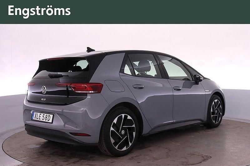Begagnad VW ID.3 Pro Performance 150 kW (204 HK) 2022 Grå Halvkombi