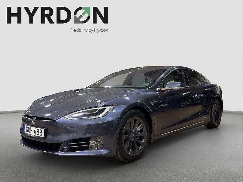 Grå Begagnad 2019 Tesla Model S Long Range AWD Halvkombi | 319 000 kr (Marknadspris) - Bild 1/4