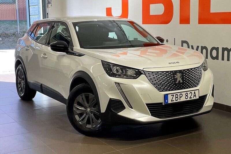Vit nacre Begagnad 2022 Peugeot e-2008 Active SUV | 194 900 kr (Marknadspris) - Bild 1/4