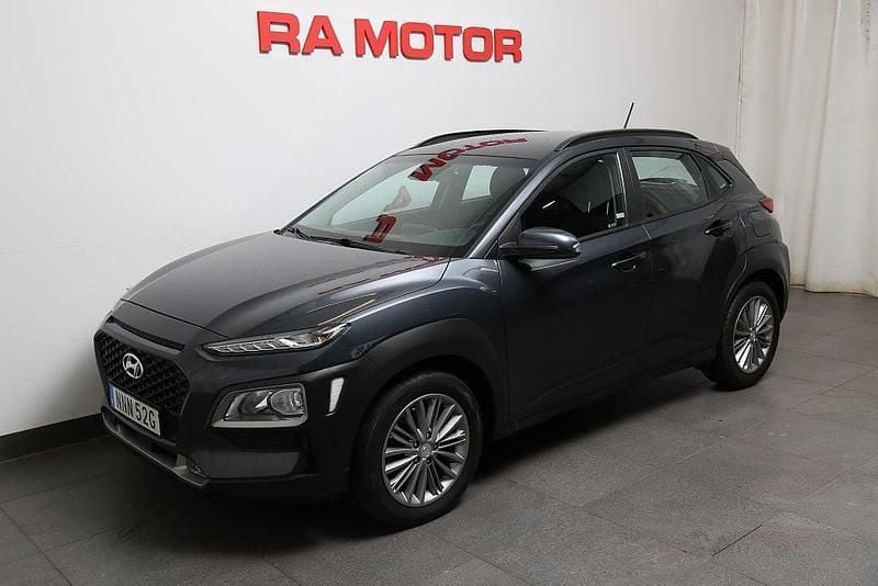 Mörkgrå Begagnad 2019 Hyundai Kona Trend SUV | 179 800 kr (Marknadspris) - Bild 1/3