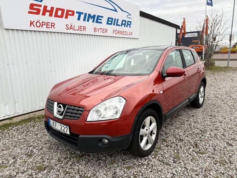 Röd Begagnad 2008 Nissan Qashqai SUV | 44 900 kr (Marknadspris) - Bild 1/4