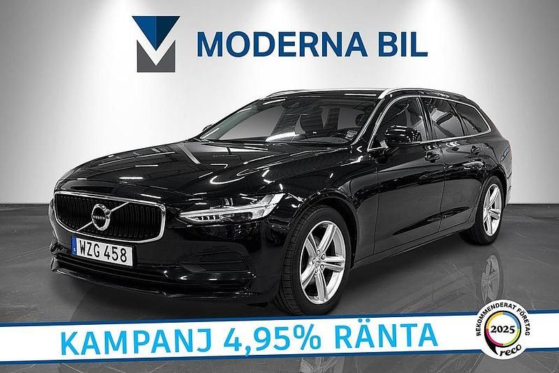 Svart Begagnad 2019 Volvo V90 Momentum Kombi | 169 900 kr - Bild 1/4
