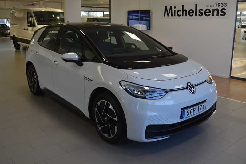 Vit Begagnad 2021 VW ID.3 Pro Performance Halvkombi | 259 900 kr (Marknadspris) - Bild 1/4