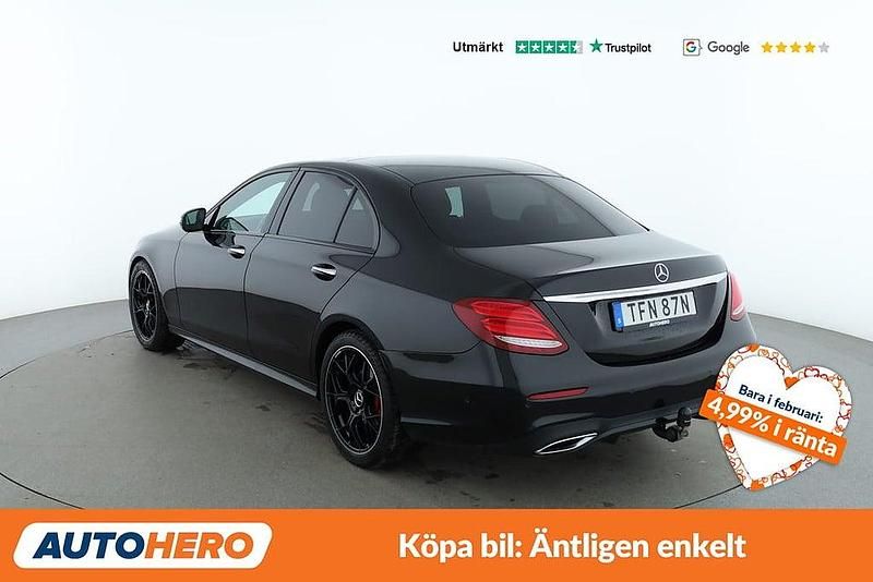 Begagnad Mercedes E220 AMG 196 HK (144 kW) 2019 Svart Sedan
