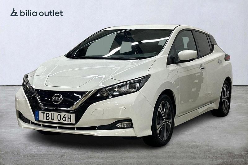 Vit Begagnad 2021 Nissan Leaf 360º Halvkombi | 159 900 kr (Marknadspris) - Bild 1/3