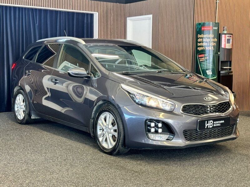 Grå Begagnad 2015 Kia Ceed Sportswagon GT-Line Kombi | 89 900 kr (Superpris) - Bild 1/4