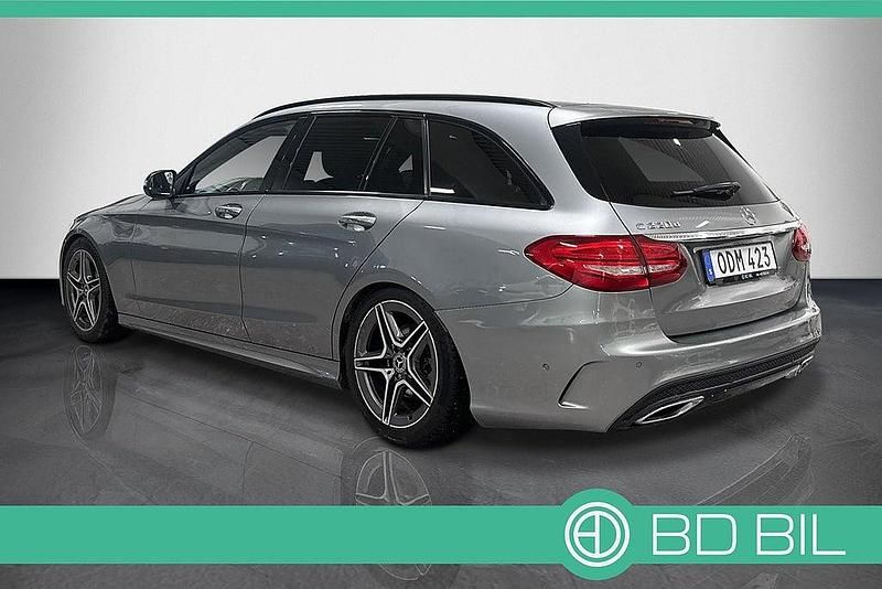 Begagnad Mercedes C220 AMG 170 HK (125 kW) 2016 Silver Kombi
