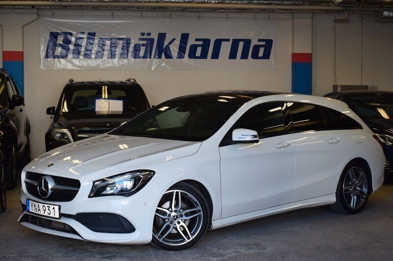 Vit Begagnad 2017 Mercedes CLA200 AMG Kombi | 208 500 kr (Marknadspris) - Bild 1/4