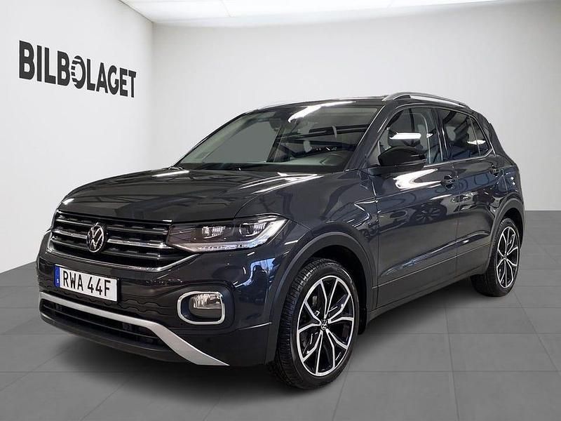 Grå Begagnad 2021 VW T-Cross SUV | 174 800 kr (Superpris) - Bild 1/4