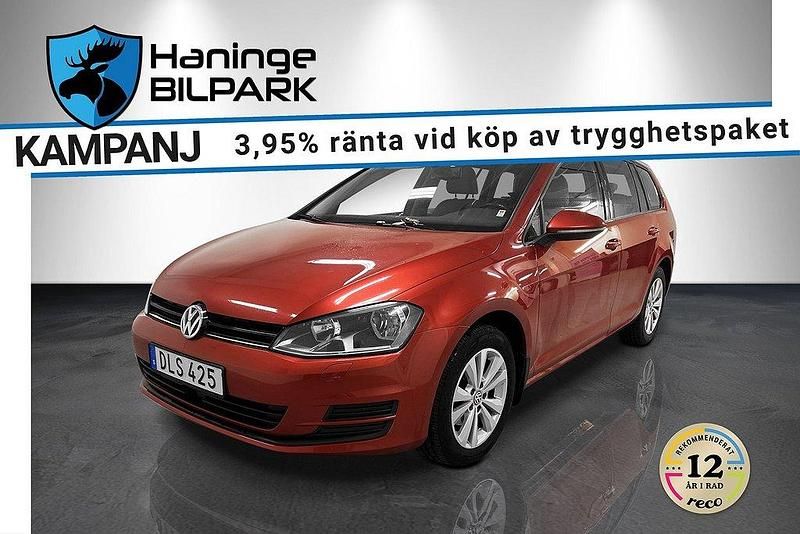 Röd Begagnad 2014 VW Golf VII Kombi | 99 995 kr (Marknadspris) - Bild 1/2