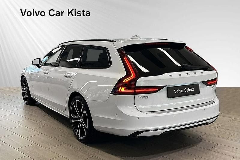 Begagnad Volvo V90 R-Design Pro 397 HK (291 kW) 2021 Vit Kombi