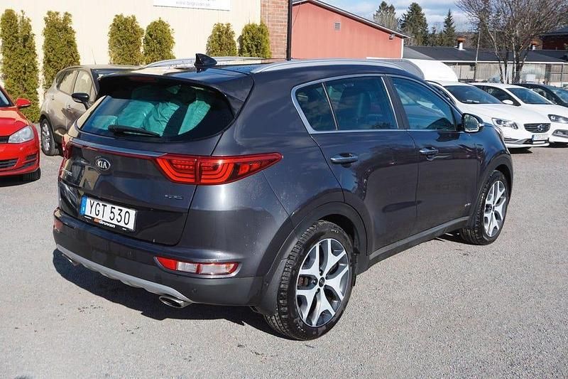 Begagnad Kia Sportage GT-Line 185 HK (136 kW) 2016 Grå SUV