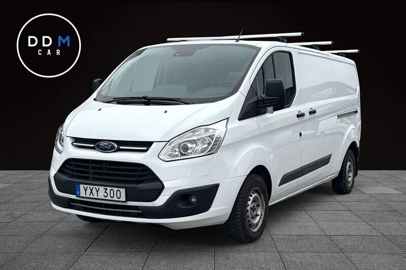Vit Begagnad 2018 Ford Transit Custom Van | 144 900 kr (Bra pris) - Bild 1/4