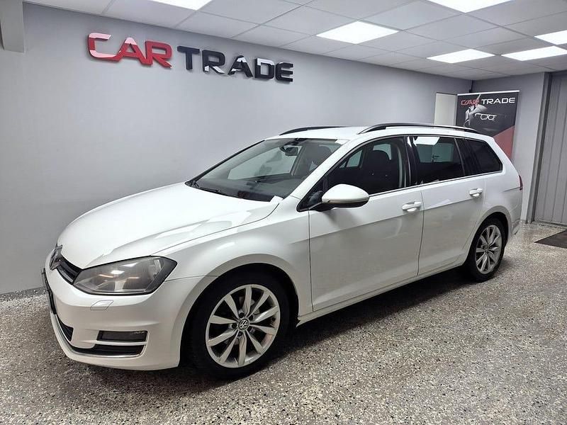 Begagnad VW Golf VII GT 150 HK (110 kW) 2014 Vit Kombi
