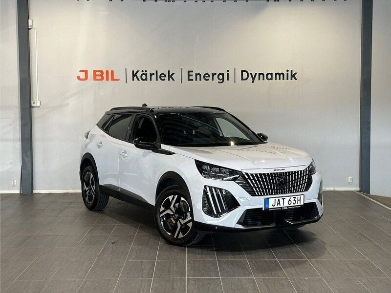 Vit Begagnad 2024 Peugeot 2008 GTi SUV | 269 900 kr (Marknadspris) - Bild 1/4