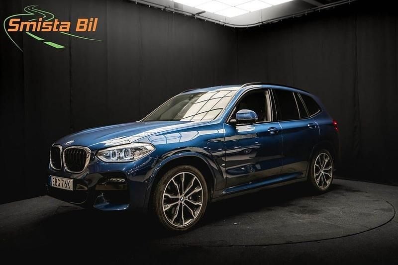 Blå Begagnad 2021 BMW X3 M Sport SUV | 398 900 kr - Bild 1/4