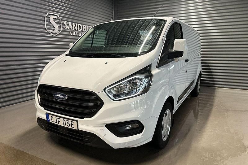 Vit Begagnad 2020 Ford Transit Custom Van | 224 500 kr (Bra pris) - Bild 1/4