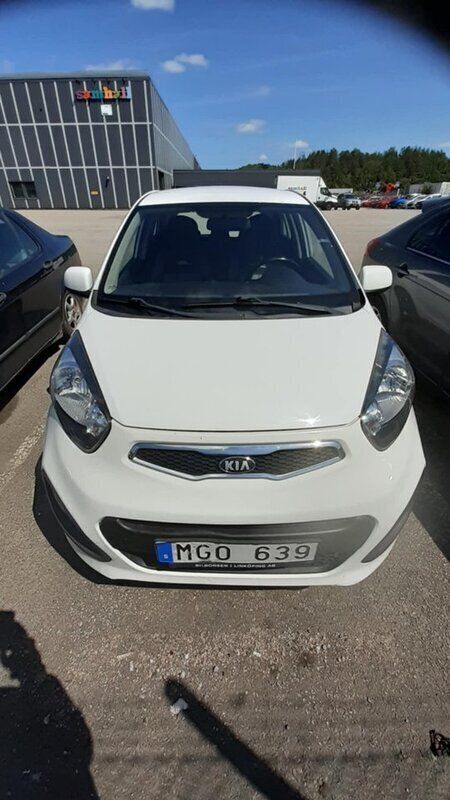 Vit Begagnad 2013 Kia Picanto Halvkombi | 34 900 kr (Marknadspris) - Bild 1/4
