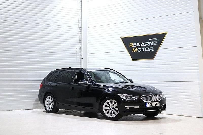 Svart Begagnad 2013 BMW 320 Kombi | 96 900 kr (Marknadspris) - Bild 1/3