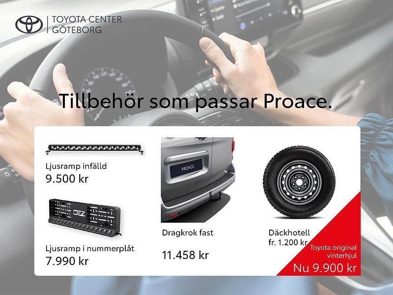 Begagnad Toyota Proace 100 kW (137 HK) 2021 Silver Minibuss