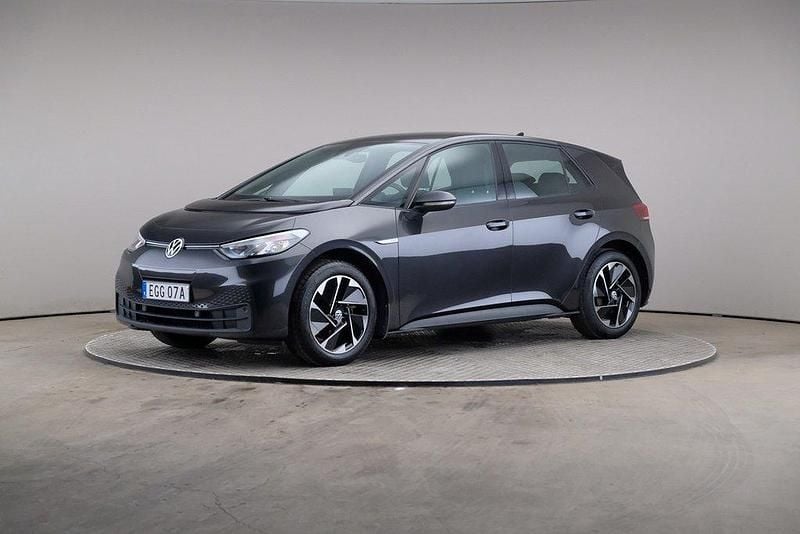 Mörkgrå (grå) Begagnad 2022 VW ID.3 Pro Performance Halvkombi | 235 000 kr (Superpris) - Bild 1/4