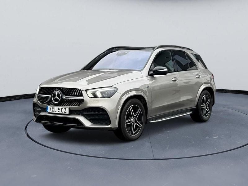 Silver (mojave silver metallic) Begagnad 2021 Mercedes GLE350e AMG SUV | 609 900 kr (Lite dyr) - Bild 1/4
