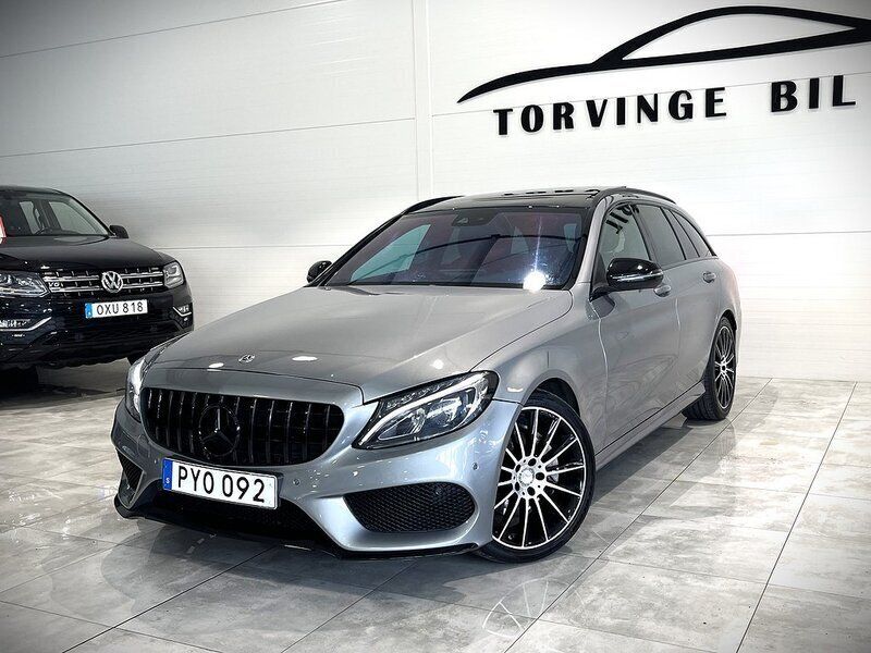 Silver Begagnad 2015 Mercedes C220 AMG Kombi | 219 900 kr (Lite dyr) - Bild 1/4