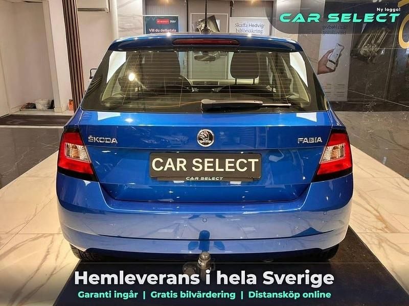 Begagnad Skoda Fabia Style 97 HK (71 kW) 2018 Blå Halvkombi