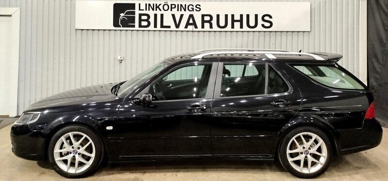 Svart Begagnad 2008 Saab 9-5 Vector Kombi | 69 900 kr (Dyr) - Bild 1/4