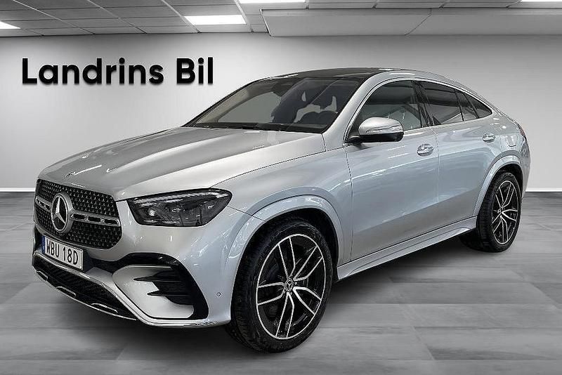 Silver Begagnad 2024 Mercedes GLE350e AMG line Sportkupé | 1 099 900 kr (Lite dyr) - Bild 1/4