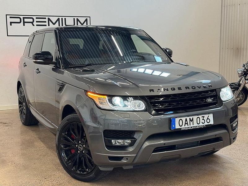 Grå Begagnad 2016 Land Rover Range Rover Sport SE SUV | 359 900 kr (Lite dyr) - Bild 1/4