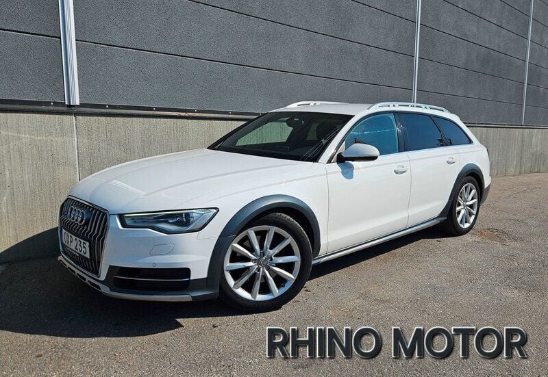 Vit Begagnad 2016 Audi A6 Allroad Sport Kombi | 189 800 kr (Marknadspris) - Bild 1/4