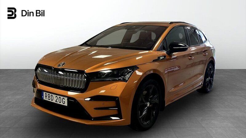 Orange Begagnad 2024 Skoda Enyaq iV RS SUV | 559 900 kr - Bild 1/4