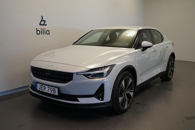 Silver Begagnad 2023 Polestar 2 Long Range Single Motor Halvkombi | 319 500 kr (Bra pris) - Bild 1/3