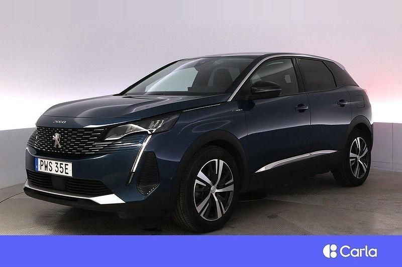 Blå Begagnad 2022 Peugeot 3008 Allure SUV | 299 900 kr (Marknadspris) - Bild 1/4
