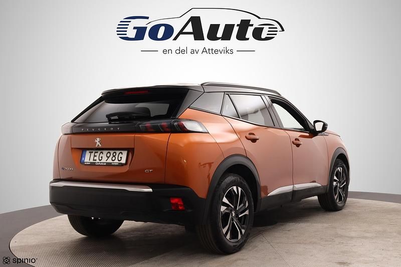 Begagnad Peugeot e-2008 GT 100 kW (137 HK) 2022 Orange SUV
