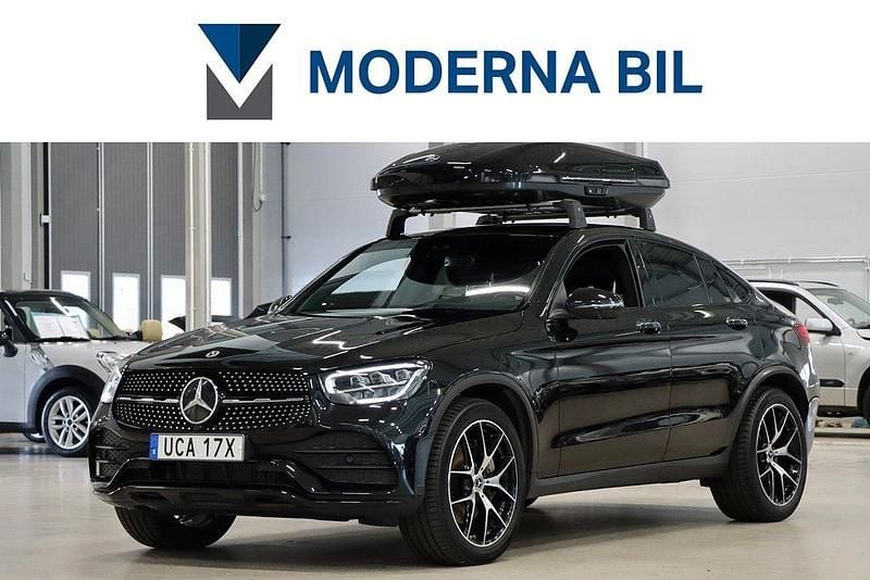 Svart Begagnad 2022 Mercedes GLC300e AMG Sportkupé | 529 700 kr (Lite dyr) - Bild 1/4
