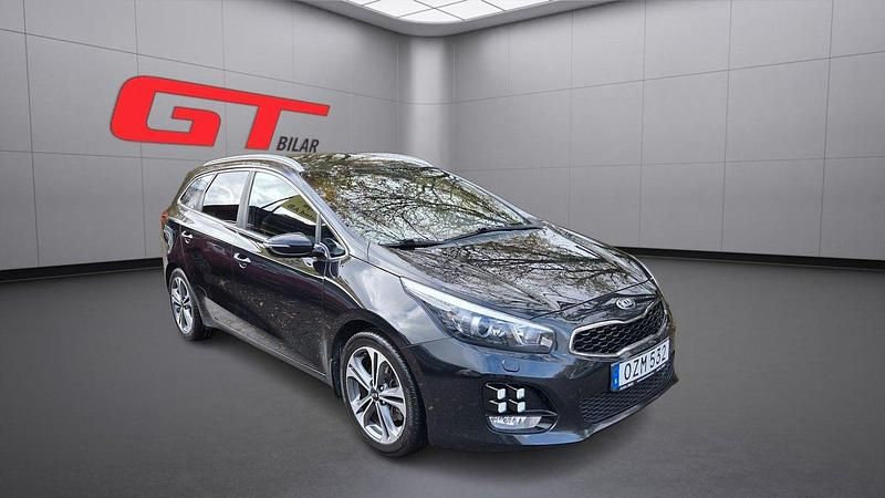 Svart Begagnad 2016 Kia Ceed Sportswagon GT-Line Kombi | 105 900 kr (Marknadspris) - Bild 1/4
