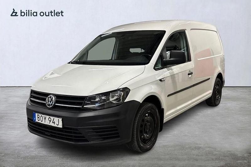 Vit Begagnad 2019 VW Caddy Maxi Minibuss | 81 250 kr (Superpris) - Bild 1/4