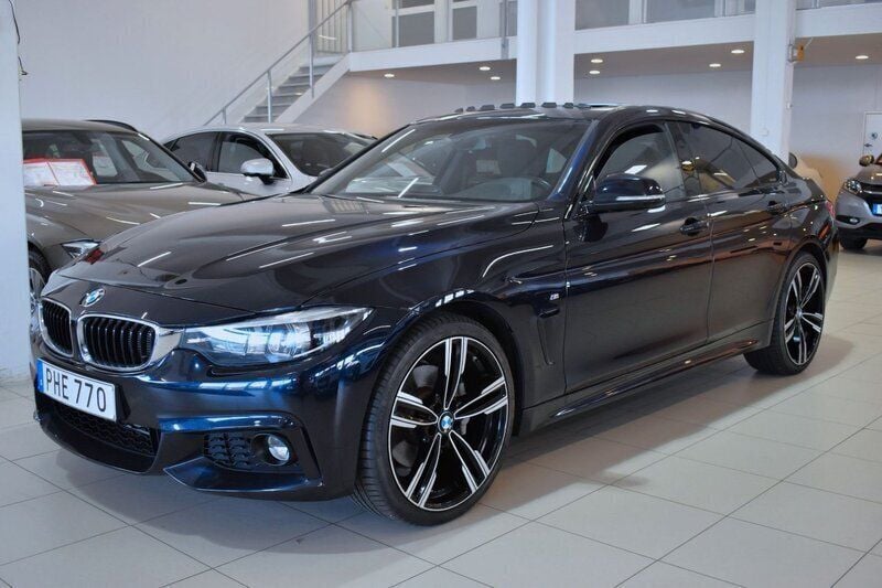 Svart Begagnad 2017 BMW 435 Gran Coupé M Sport Sportkupé | 349 000 kr (Lite dyr) - Bild 1/4