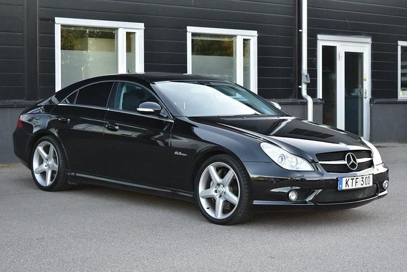 Svart Begagnad 2007 Mercedes CLS63 AMG AMG Sportkupé | 229 900 kr - Bild 1/4