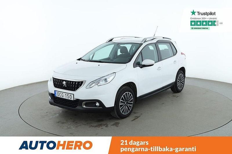 Vit Begagnad 2016 Peugeot 2008 SUV | 84 000 kr (Marknadspris) - Bild 1/4
