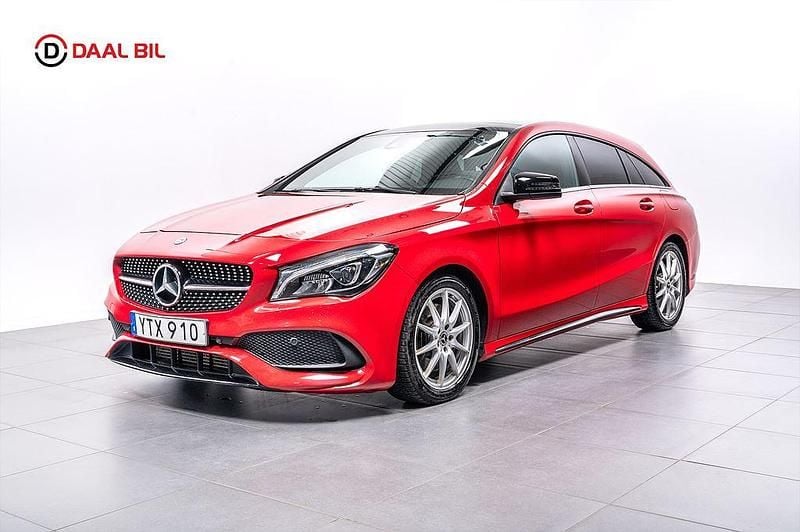 Begagnad Mercedes CLA220 Shooting Brake 2018 Röd Kombi