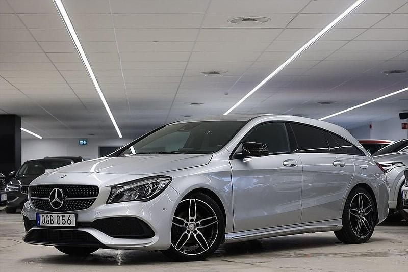 Begagnad Mercedes CLA200 Shooting Brake AMG 156 HK (114 kW) 2016 Silver Kombi